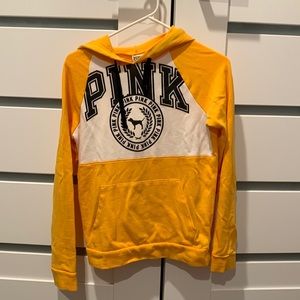 PINK yellow hoodie